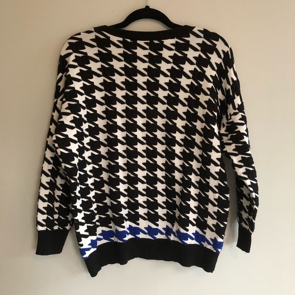 Zara Houndstooth Knit Sweater - Picture 6 of 7